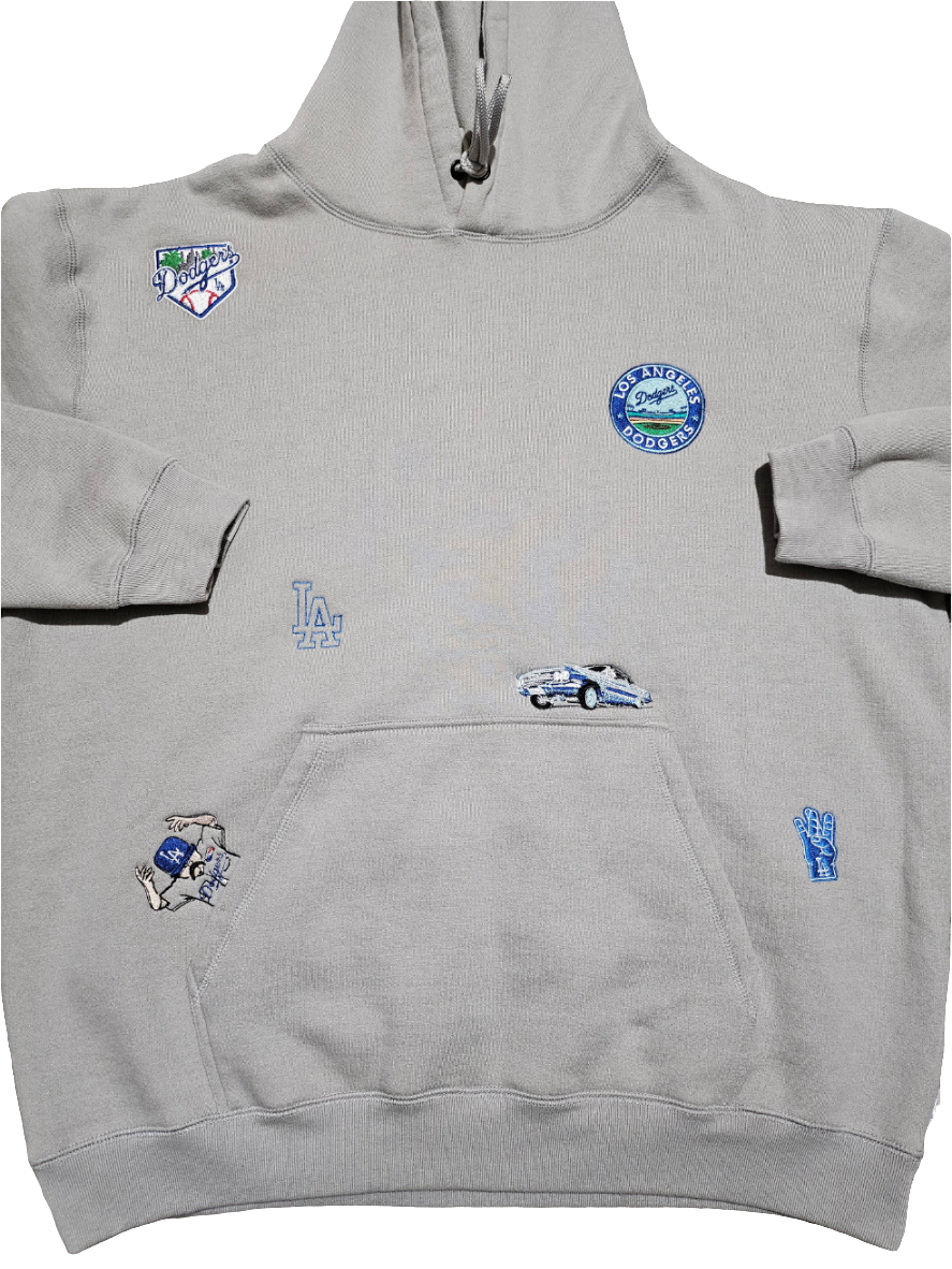 Dodgers Hoodie - Gray